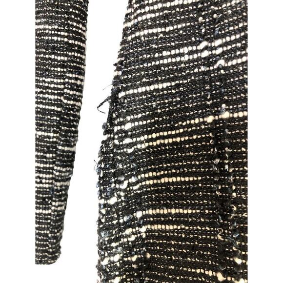 Dress The Population Natalie Dress Long Sleeve Stretch Tweed Black NWT Size XXS - Picture 7 of 11